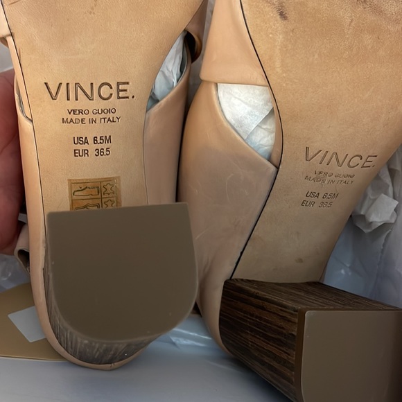 VINCE FAINE BLOCK HEEL 6.5 - Picture 7 of 7